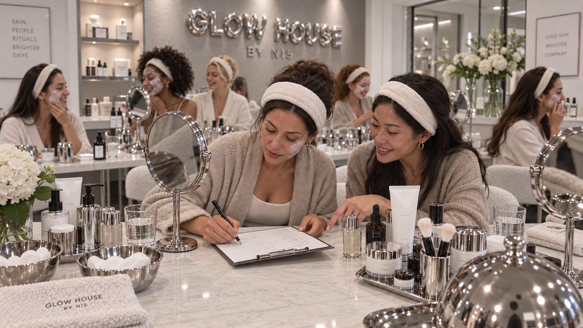 FACIAL CLUB TOUR GlowHouse x Madame Croissant Berlin